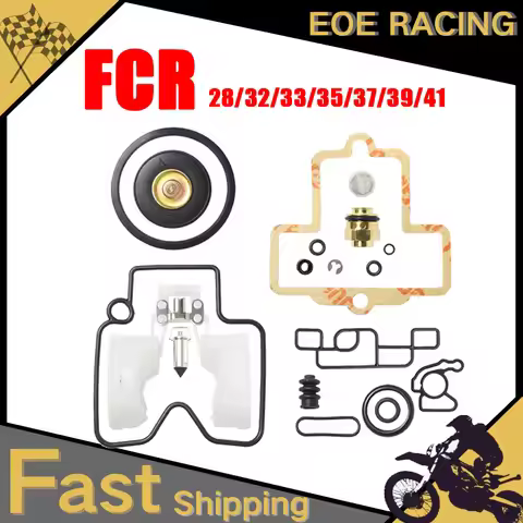 Motorcycle Carburetor Repair Kit Rebuild For Keihin FCR 28/32/33/35/37/39/41 MX SX EXC FCR39 2001 KT