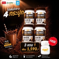 (8.8) MANA EGGY Egg White Protein 210g Dark Cocoa Flavor 4 Jars + Glass 23g (Express Delivery Availa