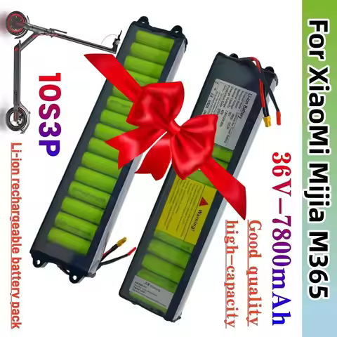 36V 7800mAh Li-ion Rechargeable Battery for XiaoMi M365 Electric Scooter with SM And XT30 Connectors