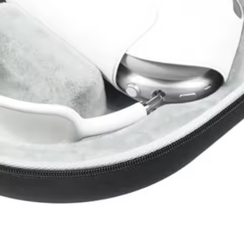 Headphone Travel Case with Mesh Pocket EVA Protective Case Shockproof EVA Headphone Carrying Case fo