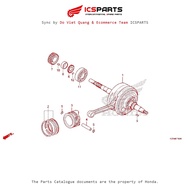 Crankshaft - Piston (E-16-D) HONDA Msx 125 Sf Parts Catalogue