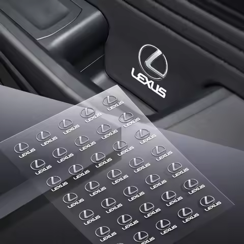 1/2/5/10PCS Car Logo Car Door Handle Anti Scratches Stickers For Lexus F SPORT IS250 IS200 CT200h GS