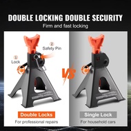 1 Pair Jack Stands, 3/6 Ton Capacity Car Jack Stands Double Locking, lifting SUV, Pickup Truck, Car