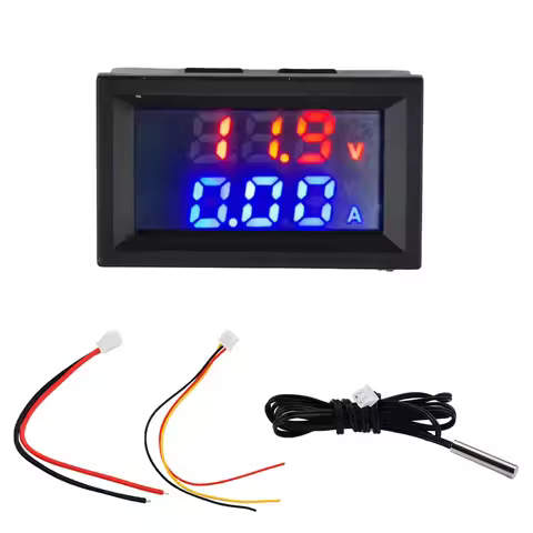 DC0-100V 10A 50A 100A LED Digital Voltmeter Ammeter Wattmeter Car Motocycle Voltage Power Meter Volt