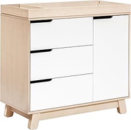 babyletto Hudson 3-Drawer Changer Dresser with Removable Changing Tray in White