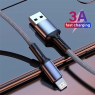 3A Fast Charging Data USB Cable Quick Charger Cable IOS Phone ipad Charging Cable
