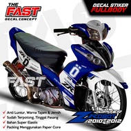 Decal Jupiter Z Robot 2010-2012 Ohlins Racing Variasi Warna Fullbody Decal Stiker Striping Variasi J