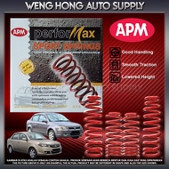 [ APM ] Proton Saga BLM FLX FL SV Lowered Spring , Sport Spring Performax