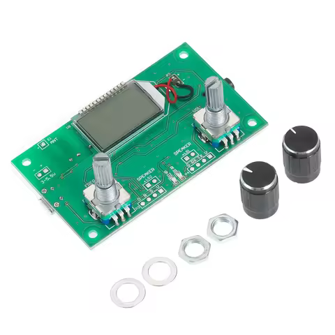 Digital FM Radio Wireless Receiver Module LCD Display Matching Backlight DSP PLL Module Mini Digital