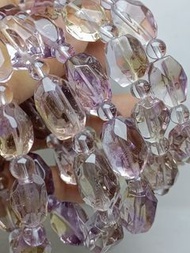 🎼玻利維亞紫黃晶🍂#4🍂🎶鑽切隨形珠🎵紫黃共生🎼紫水晶🎶黃水晶🎵