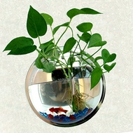 【NEW】 Fish Tanks Home Decoration Wall Mount Fish Tanks Goldfish Bowl Hanging Aquariums Flowerpot Flo