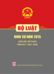 Bộ luật Hình sự năm 2015 (sửa đổi bổ sung năm 2017 2024 2025)