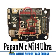 PCB Mic Xiaomi Mi 14 Ultra Flexible Mic Mi14 Ultra