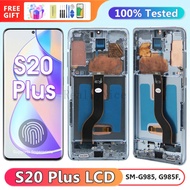 AMOLED S20 Plus Screen for Samsung Galaxy S20+ G985 G985F G985F/DS Lcd Display Digital Touch Screen 