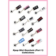 Kpop Mini Keychain Part 1 (BlackPink, AoA, Infinite, 2PM, Wannaone, Twice, Mblaq, Cnblue, 2ne, Sista
