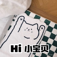 Carpet ins Cat Simple Blanket Nordic Bedroom Under Bed Children's Room Cartoon Mat Bedside Carpet Li