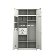 25Day Delivery🆎WK Steel Wardrobe Staff Coat and Cap Organizing Cabinet Closet Iron Locker Dormitory with Mirror Miscella