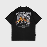 Epidemic T-Shirt American Cotton 20s Demolish Black T Shirt Lelaki Baju T Shirt Lelaki