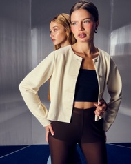 ané velvet- Suede Jacket แจ็คเก็ตผ้ายืดหนังกลับ ane.wear