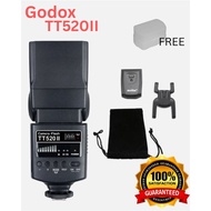 **FREE DIFFUSSOR** Godox TT520II Thinklite Flash Speedlite GN33 433MHz For Nikon Canon Sony Fuji Pan