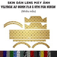 Viltrox AF 85mm f1.8 Z Lens Skin (Many models) | Decal Film 3M 85mm camera lens protection sticker
