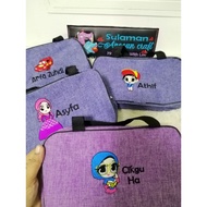 Pouch Bag Sulam nama