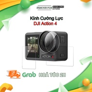 Kính Cường Lực Siêu Trong Độc Quyền Cho DJI Osmo Action 4 Bảo Vệ Ống Kính Chống Trầy 9H