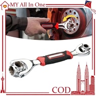 Rotating Multi-Head Wrench 52-in-1 Universal Socket Wrench Sturdy 52-in-1 Adjustable Wrench Rotating
