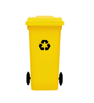 ถังขยะพลาสติก เกรดA (มีล้อ) 30L 50L 100L 120L 240L 260L ถังขยะฝาเรียบ ถังขยะเทศบาล ถังขยะกทม. ถังขย