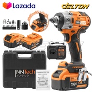 InnTech 2in1 บล็อกแบต & สว่าน 199V รุ่นใหม่! มอเตอร์ BRUSHLESS ไร้แปรงถ่าน พร้อมแบตเตอรี่ Li-ion 2 ก