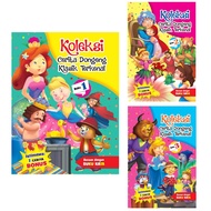 Koleksi Cerita Dongeng Klasik Terkenal Buku Cerita untuk Kanak Kanak Belajar Membaca: Cinderella / Pinocchio / Peter Pan