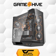 Darkflash DY470 3-Side Glass Panel Design ATX Case Black | Darkflash Case