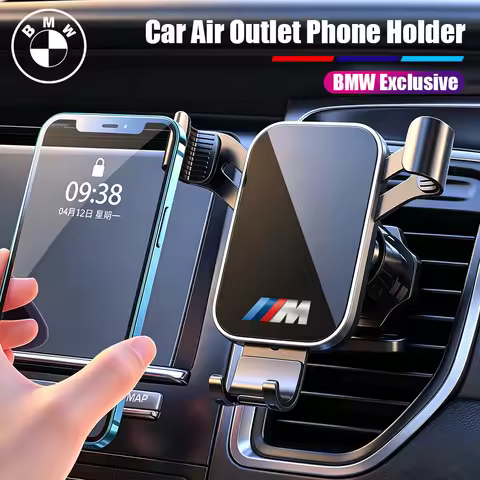ABS Car Phone Holder Air Vent Clip Mount Mobile Cell Stand Accessories For BMW E90 G80 M3 G30 M5 F82