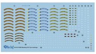 BlueStuff 24018 1/24 FORD Mustang GT4 Tyre markings