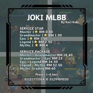Rank Boosting/Joki Mobile Legends Murah/Rank Push
