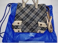 Burberry Blue Label 格紋手提包