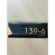 Unit Sign door sign unit number signage Customised Door Unit House Numbers Plaques Unit Number Signa