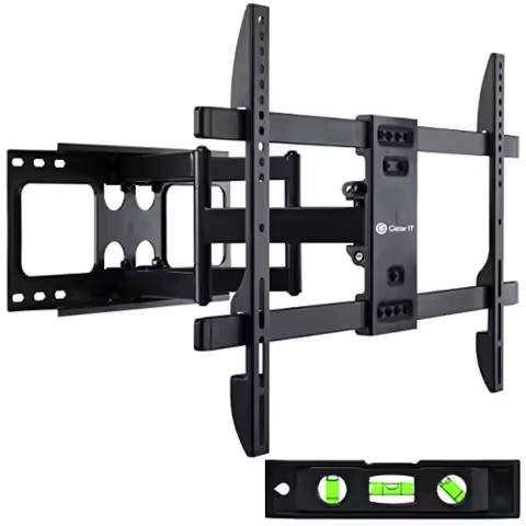 TV Wall Mount for Monitors and TVs 37 to 80 Inch Supports Up to 132lbs Full Motion Swivel Tilt Artic
