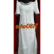 Barong dress Modern filipiniana dress Filipiniana dress Filipiniana dress formal MARIA CLARA/FILIPIN