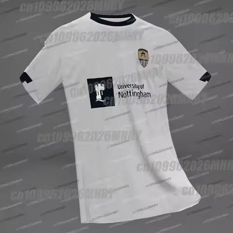 2526 Notts County Jersey Summer Men Jersey Sports Training Match Uniforms Adult Breathable Quick Dry