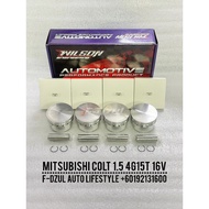 Wilson Engineering Forged Piston Kit Mitsubishi Colt 1.5 4G15T Turbo 76MM