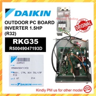 ORIGINAL DAIKIN OUTDOOR PC BOARD PCB 1.5HP (R32) INVERTER RKG35 (R50049047193D)