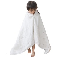 Baby Bathrobe Hooded Towel Baby Towel Gauze Bath Towel Baby Gauze Towel Baby Quadruple Gauze Hugmuu