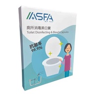 ASFAWATER Toilet Disinfecting &amp; Bleach Capsules x 3 Fixed Size