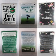 Fake smile Novel, Immaji love Halima, and september wish. vrh1/m