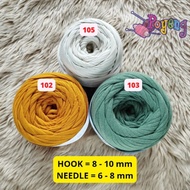 Poyeng T-Shirt Yarn | Knitting Yarn / T-shirt Yarn| Hook Size 8-10mm