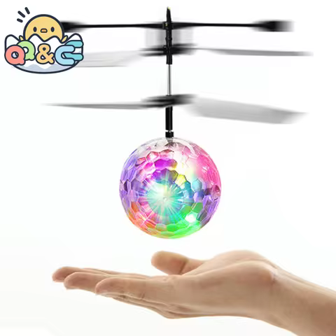 New Flying Ball Luminous Kid's Flight Balls Electronic Infrared Induction Aircraft Remote Control To