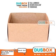 Plain Toast Tray / Toast Tray Box Toast / Toast Box / Toast Box / Toast Cardboard / Toast Bread Pack