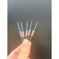 [Pack of 5]Temperature fuses 120,152,165,172,185,192,216, 240, 250, 280 degrees-10A / 250V, Worker's