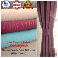 🎊[OFFER PRICE]🎊 Kain Langsir Blackout Bunga Timbul 126''/ Curtain Sunblock Embossing Cloth 80%~95% MELLFLYOUS